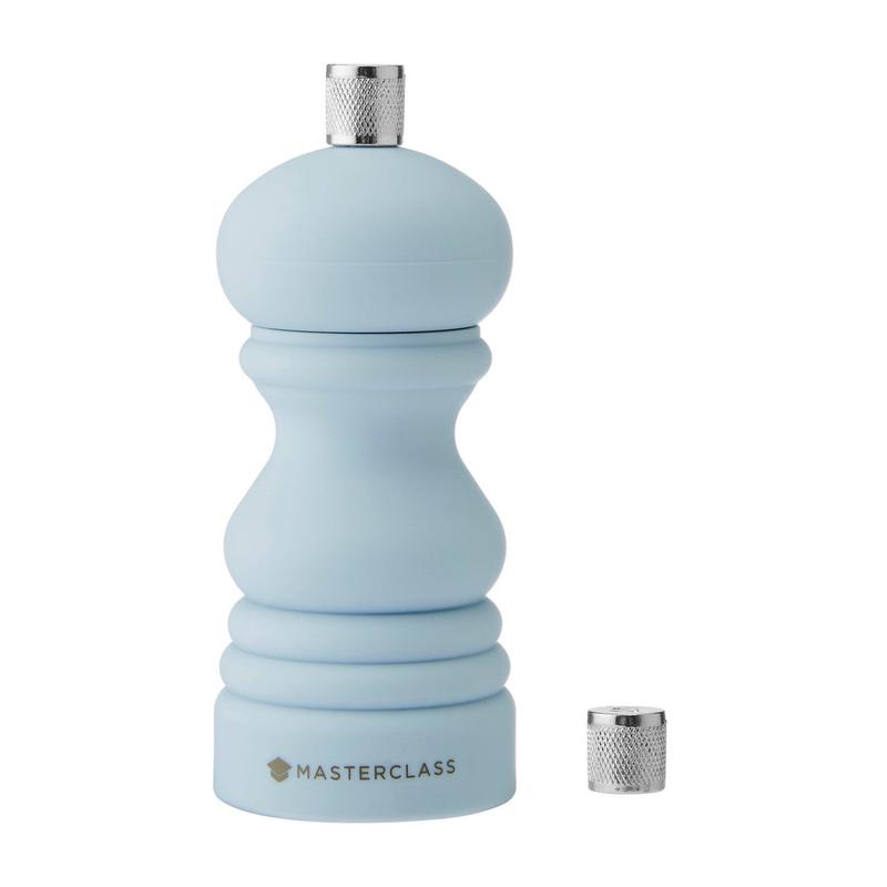 Sky Blue Soft Touch Ceramic, Salt/Pepper Grinder, 12cm