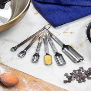 Stainless Steel 6 Piece Measuring Spoon Set