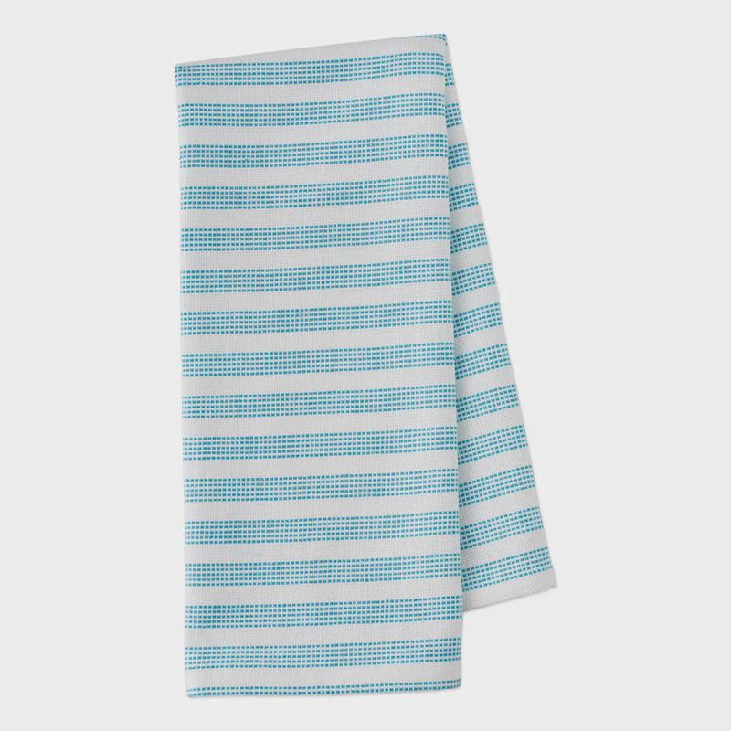 Turquoise Dobby Towel