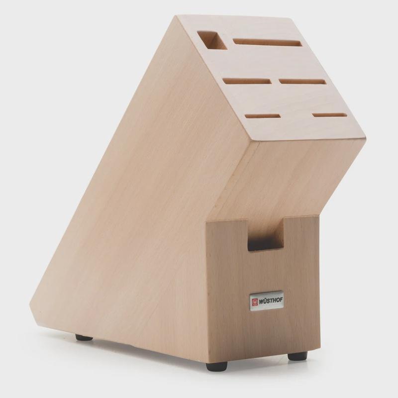 Wusthof 7 Slot Beech Knife Block