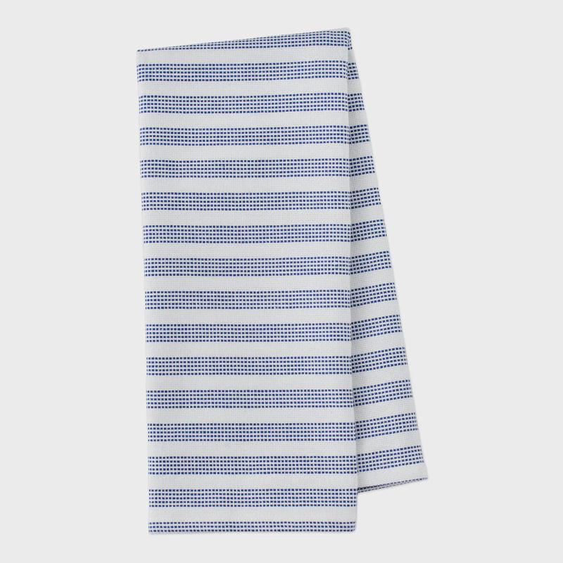 Blue Dobby Towel