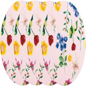 Ceramic Contessa Pink Floral Coasters, Set of 4