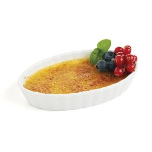Creme Brulee, Oval, 5in