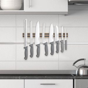 HIC Kitchen Magnetic Knife and Utensil Holder, 18in