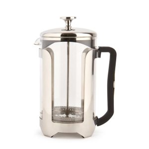 La Cafetire Roma Latte Cafetiere, 12-Cup, Stainless Steel