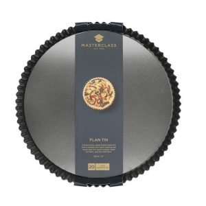 Non-Stick Loose Base Fluted Quiche Tin, 30cm