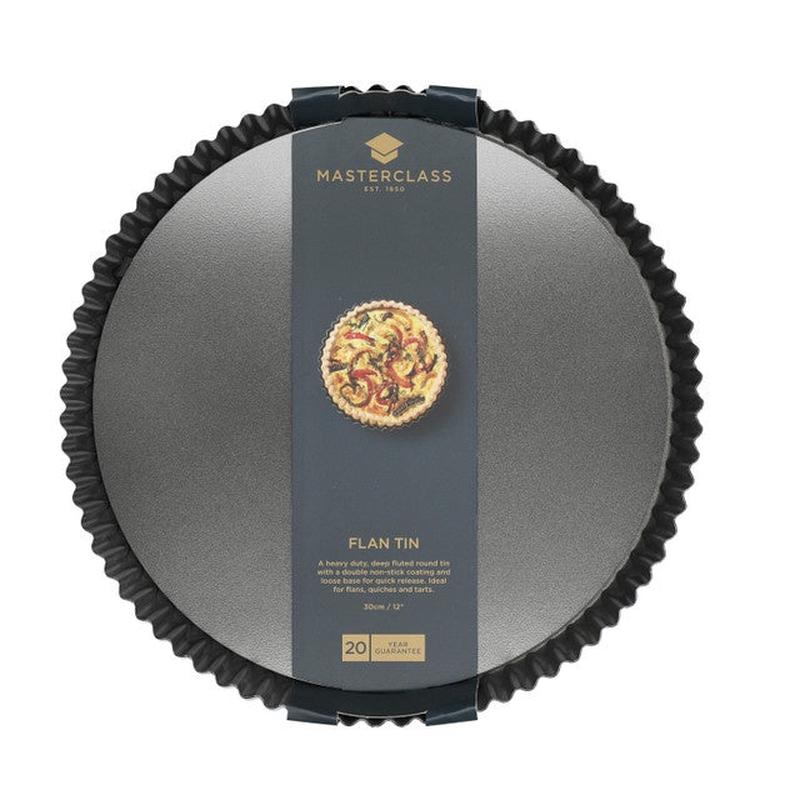 Non-Stick Loose Base Fluted Quiche Tin, 30cm