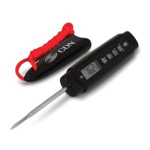 Proaccurate Quicktip Digital Thermometer on a Rope | Black.