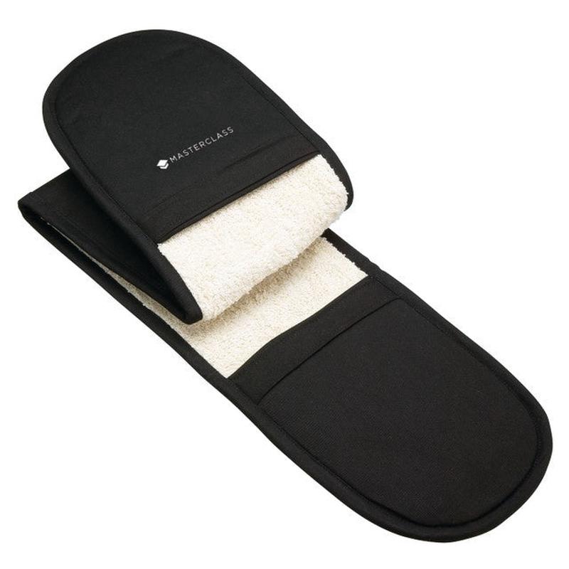 Professional Black Double Oven Glove | Black