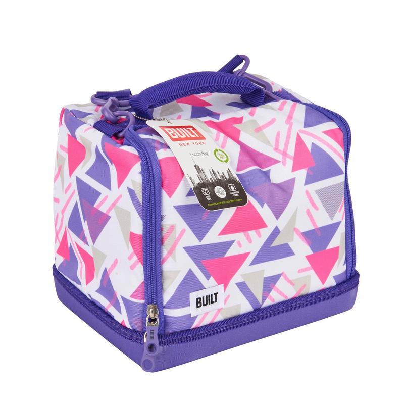 Purple & Pink Abstract Lunch Box