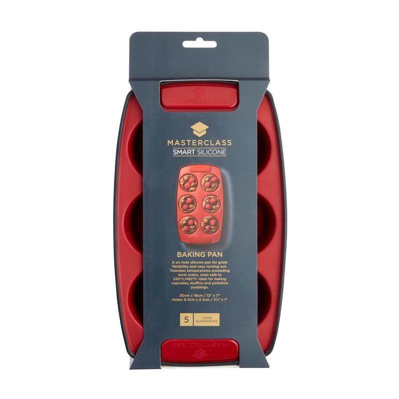 Smart Silicone Flexible Six Cavity Muffin Pan