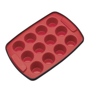Smart Silicone Flexible Twelve Cavity Muffin Pan
