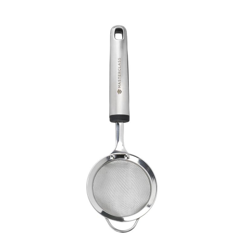 Soft Grip Stainless Steel Sieve, 8 cm