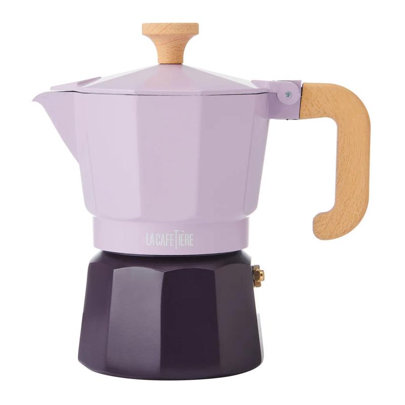 Venice 3 Cup Espresso Maker | Two Toned Purple