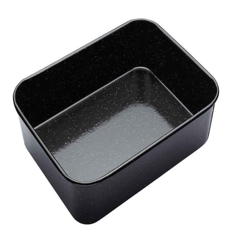Vitreous Enamel Roasting Pan, 34 x 26 x 7 cm