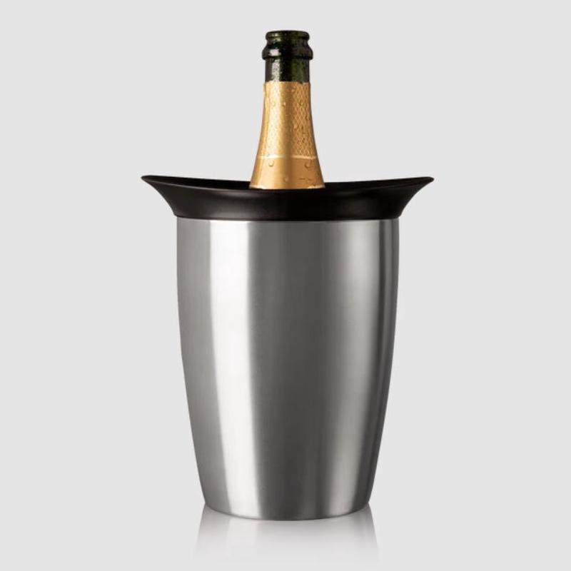 Elegant Stainless Steel Champagne Cooler
