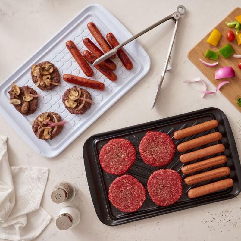 Large Prep & Serve BBQ Trays, Set of 2