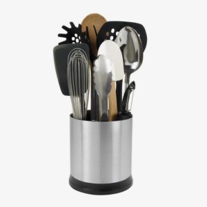 OXO Stainless Steel Rotating Utensil Holder