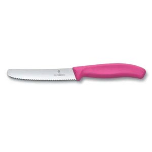 Serrated Classic Paring Knives, 4 Color Options