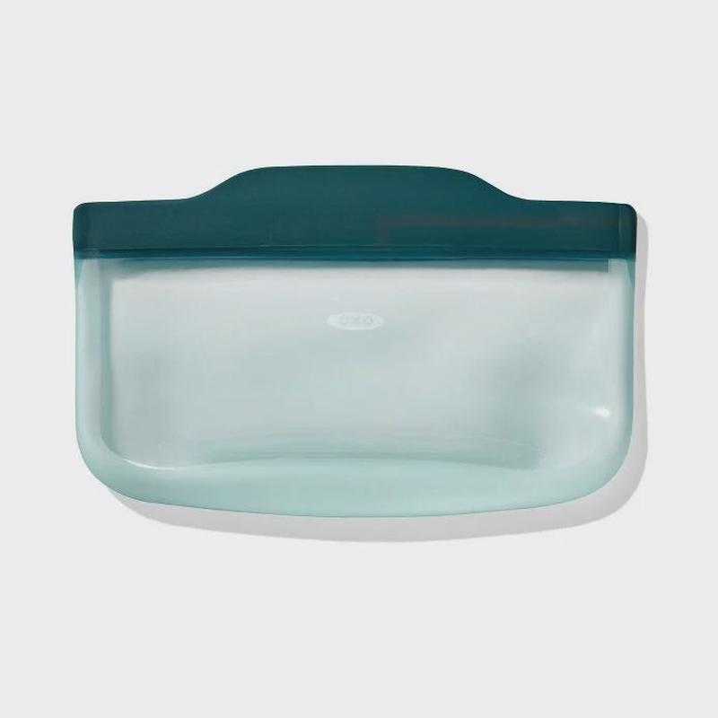Silicone Reusable Bag | Snack Bag (12 oz), Lagoon