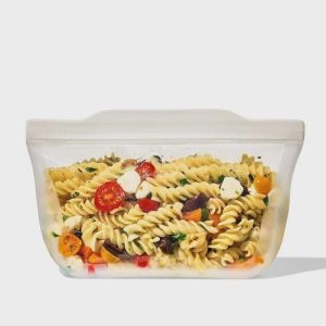 Silicone Reusable Bag | Stand-Up Quart (32 oz), Oat