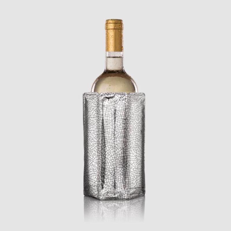 Silver Wine Cooler Sleeve