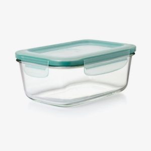 Smart Seal Glass Rectangle Container | 8 Cups
