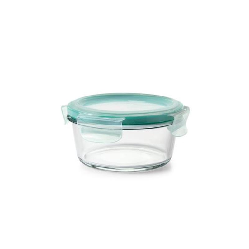 Smart Seal Glass Round Container, 2 Cups