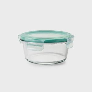 Smart Seal Glass Round Container | 4 Cups
