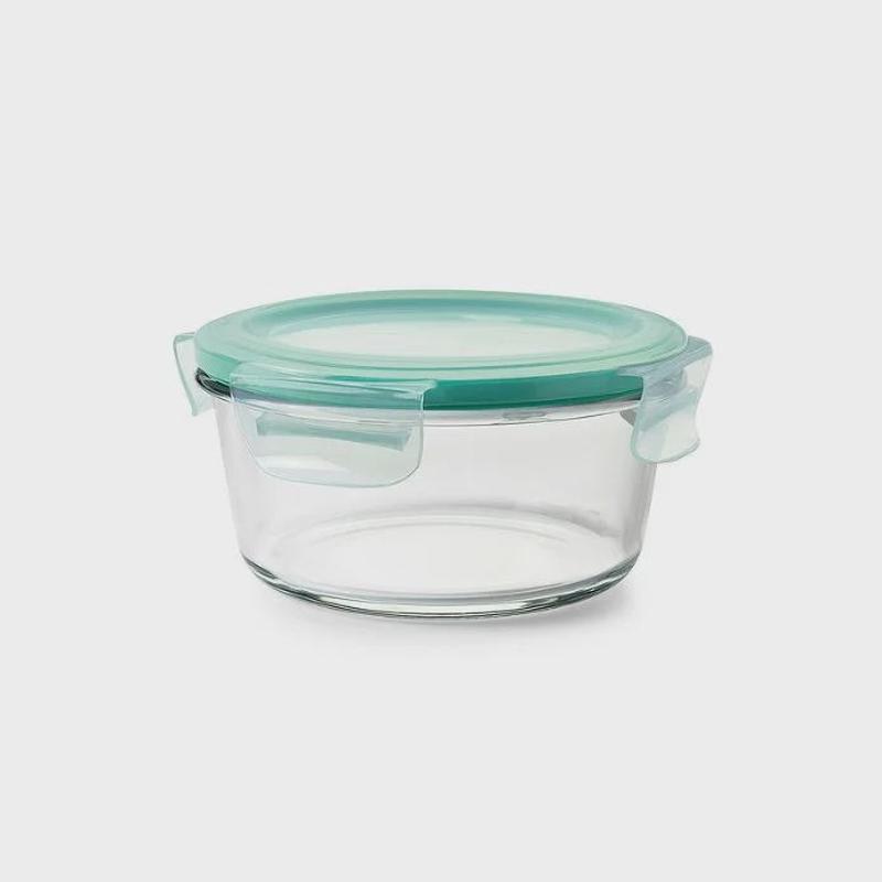 Smart Seal Glass Round Container | 4 Cups