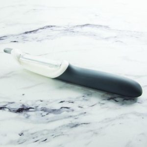 Straight Peeler, Charcoal/White