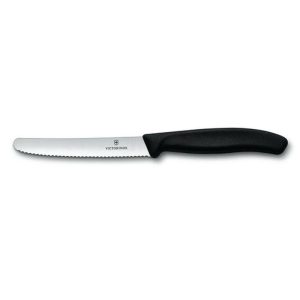 Swiss Classic Tomato and Table Knife, Black Handle