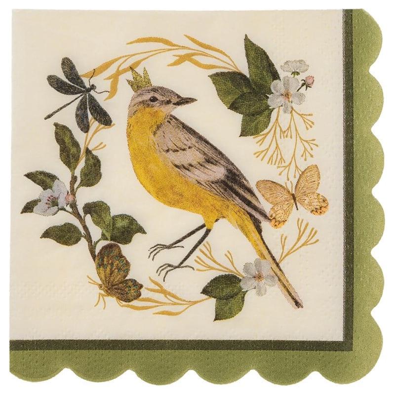Bird Cocktail Paper Napkins