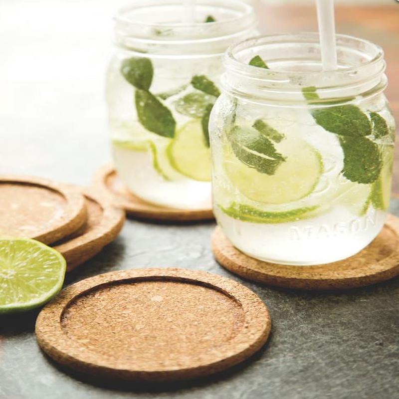 Cork Coasters, Set of 6