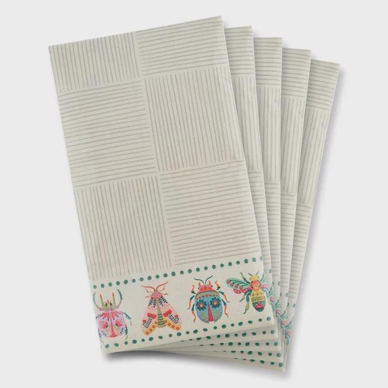 Dinner Size Paper Napkins, Bugs