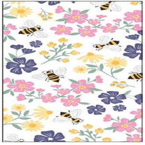 Dishtowel, Floral Bee Toss