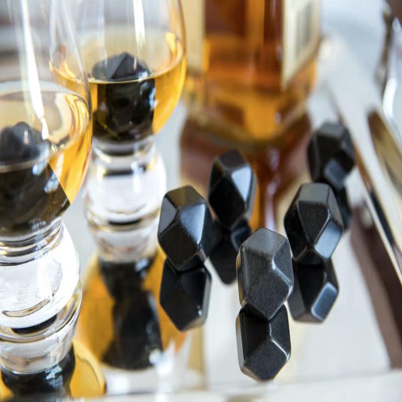 Granite Whiskey Stones, 9 Pieces