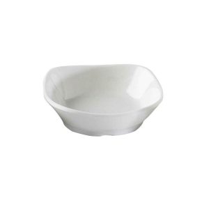 Melamine Mini White Square Bowl | 2.75"