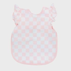 Pretty Pink Checkerboard Flutter Bapron