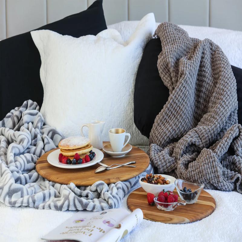 Teak Round Boards, 2 Sizes