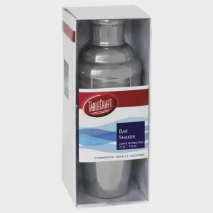 3-Piece Stainless Steel 24 oz. Bar Shaker Set