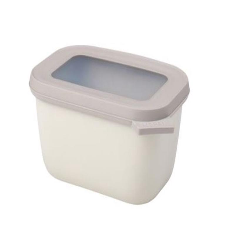 CIRQULA Rectangle Food Container, 25oz, Nordic White