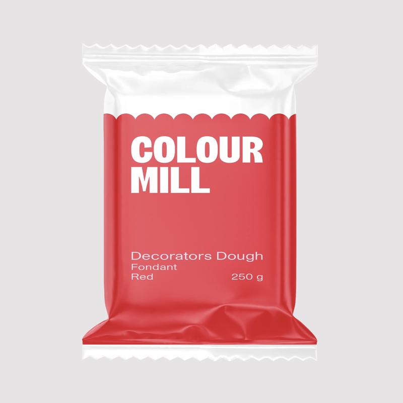Colour Mill Decorators Dough Fondant, Red