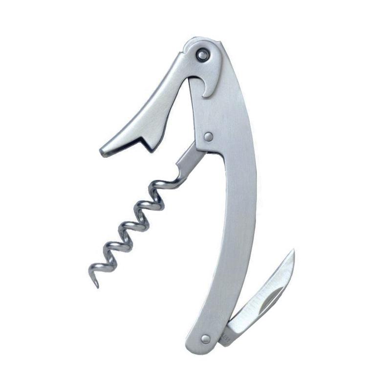 Curved Waiter's Corkscrew, Stainless Steel