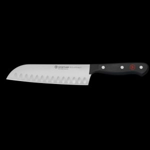 Gourmet Hollow Edge Santoku Knife, 7"