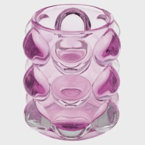 Lucia Hobnail Votives | Amethyst