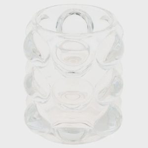 Lucia Hobnail Votives | Clear