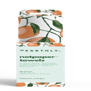 Reusable Paper Towel, Valencia Oranges (Pack of 10)