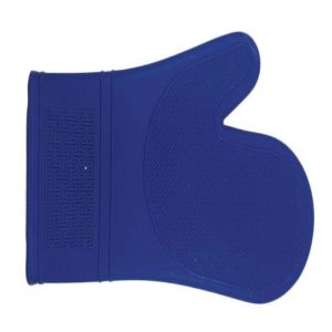 Silicone Oven Mitt, Indigo Blue