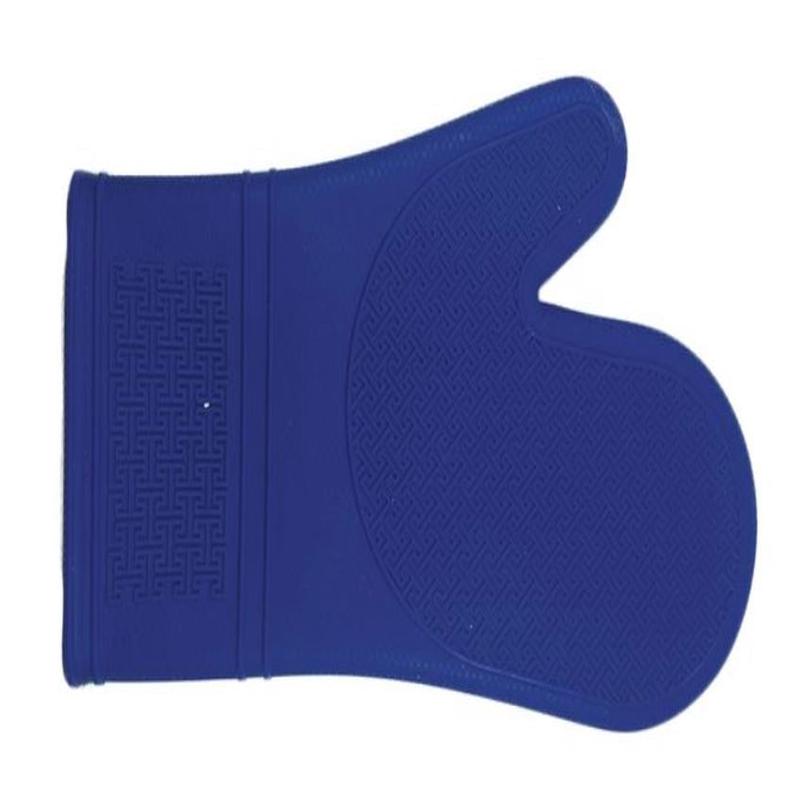 Silicone Oven Mitt, Indigo Blue